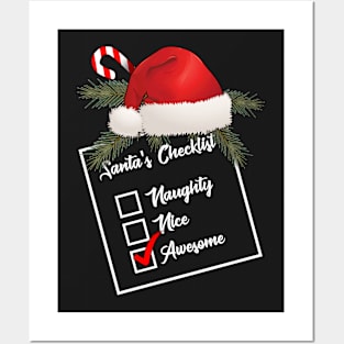 Santa's Checklist Posters and Art